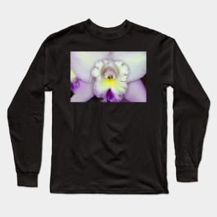 Cymbidium Orchid in Macro Long Sleeve T-Shirt